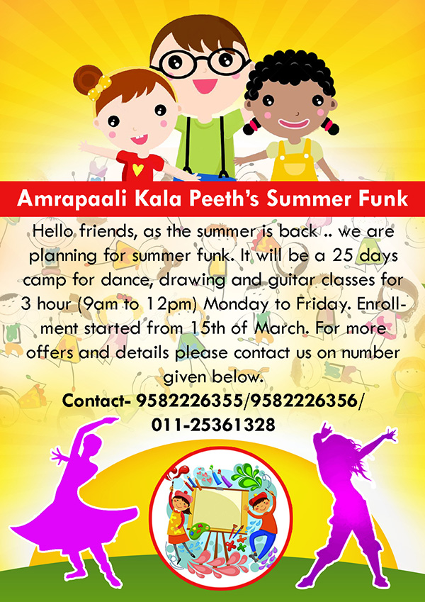 Amrapali Kala Peeths Summer Funk